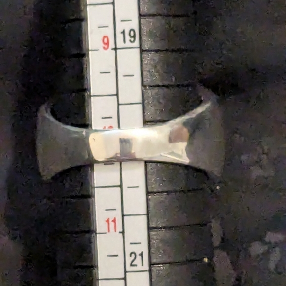 925 Solid Sterling Silver Scattered Multicolor CZ Gemstone Ring Size 10 - Picture 10 of 10